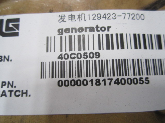 40C0509		Generator 129423-77200