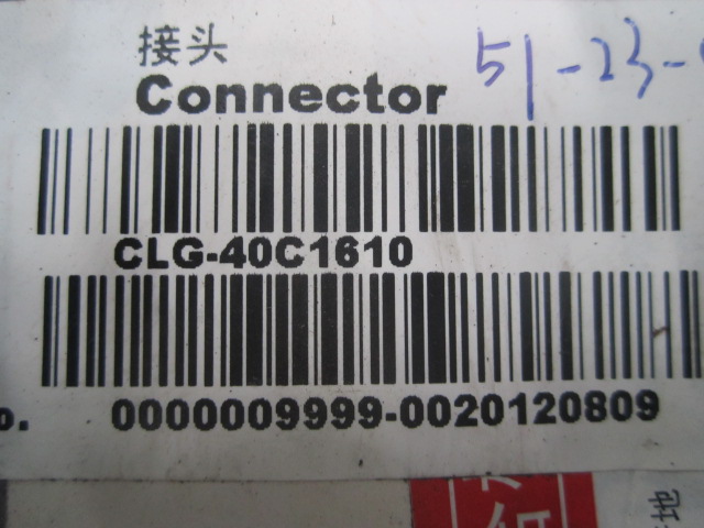 40C1610	3049010	Connector; ASSY