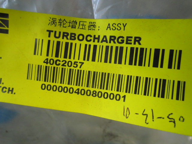 40C2057	D38-000-72+A	Turbocharger; ASSY