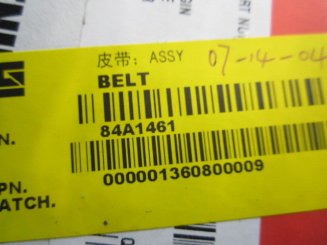 84A1461	3288856	belt; ASSY