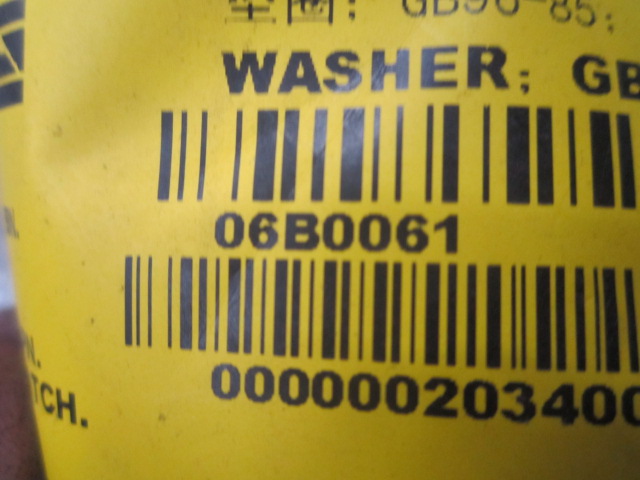 06B0061		Gasket; GB96-85; 5-140HV-Zn.D; STL