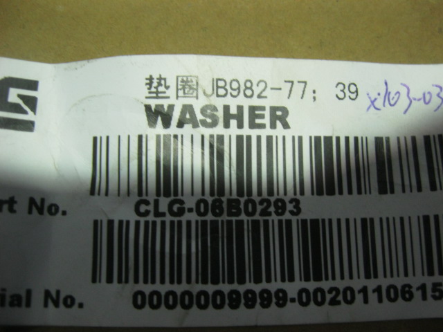 06B0293		Washer JB982-77; 39