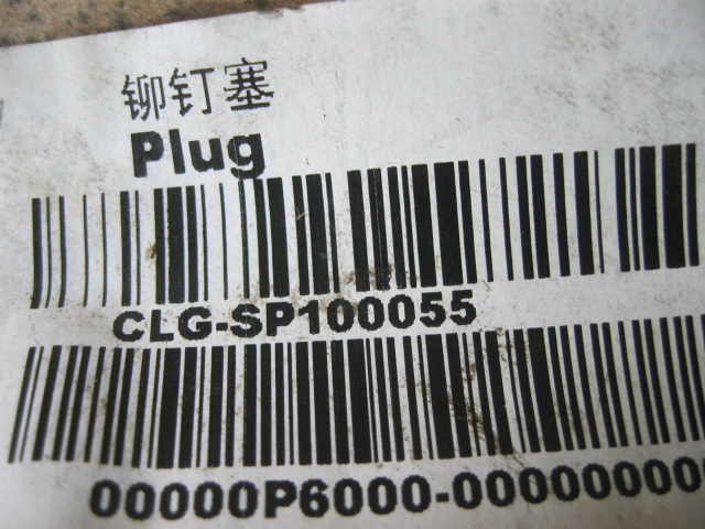 SP100055	ZF.0631405030	Rivet plug