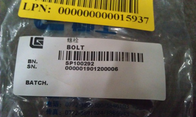 SP100292	ZF.0899318771	bolt