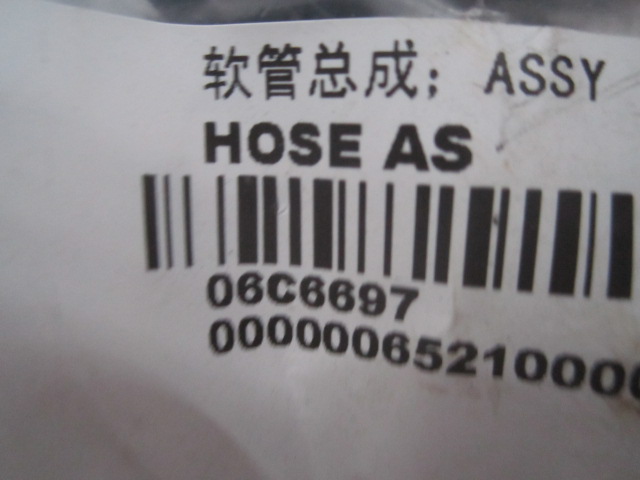 06C6697		Hose assembly; ASSY