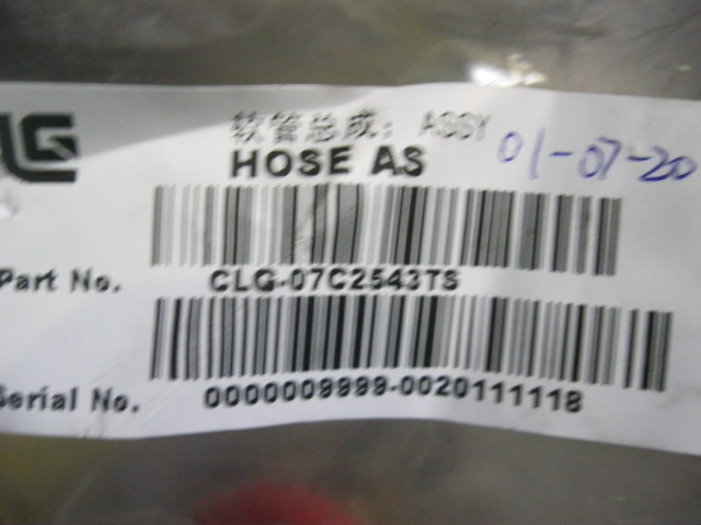 07C2543TS		Hose assembly; ASSY