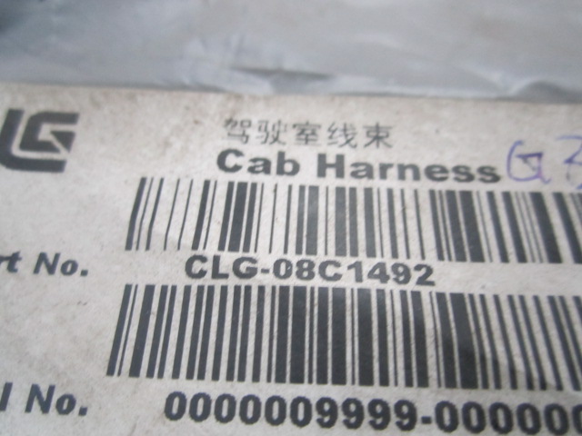 08C1492		Cab wiring harness