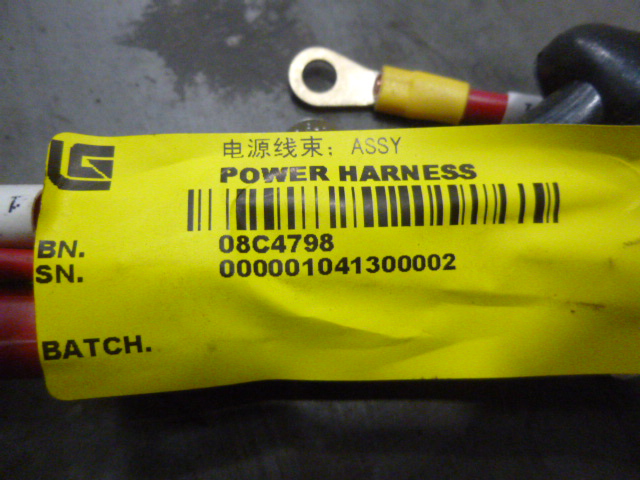 08C4798		Power harness; ASSY