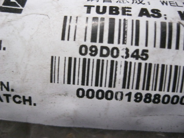 09D0345	00778.0128Y.300	Steel pipe assembly; WELD