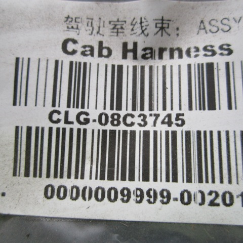 08C3745		Cab wiring harness; ASSY