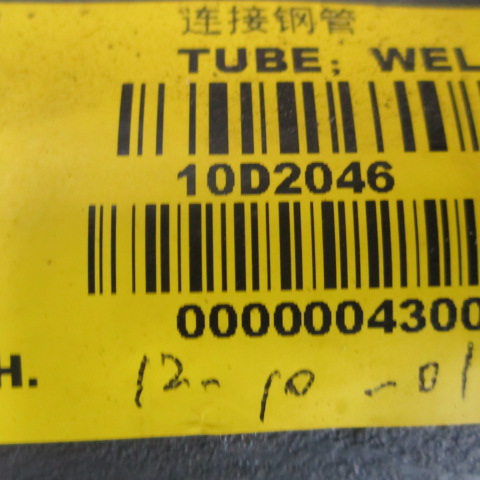 10D2046		Connecting steel pipes; WELD