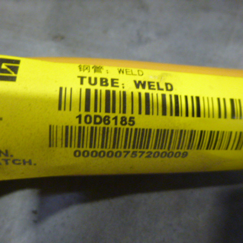 10D6185		Steel pipe; WELD