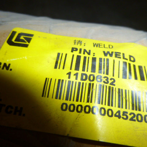 11D0632		pin; WELD