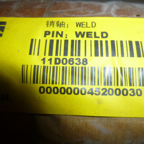 11D0638		pin; WELD