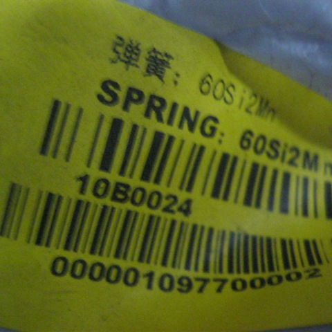 10B0024		Spring; 60Si2Mn