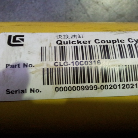 10C0316		Quick change cylinder; ASSY