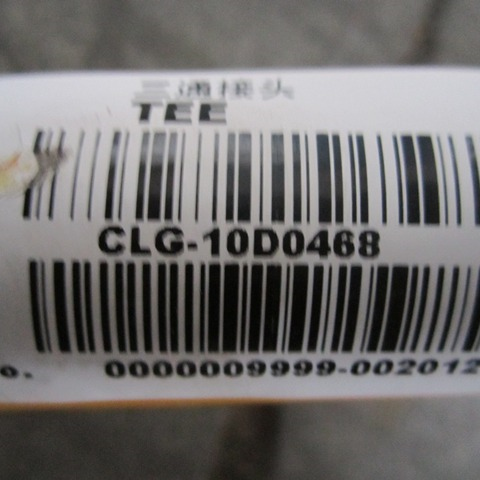 10D0468	ZL30.10.21.1	Three-way steel pipe; welding parts