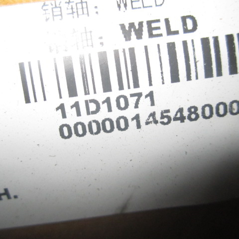 11D1018		pin; WELD