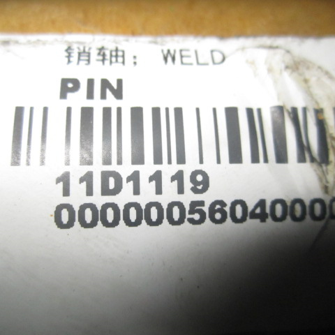 11D1119		pin; WELD