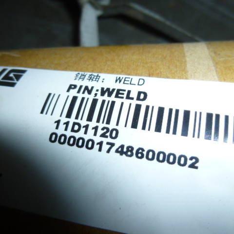 11D1120		pin; WELD