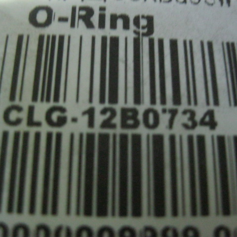 12B0734		O-ring 00RBG95W