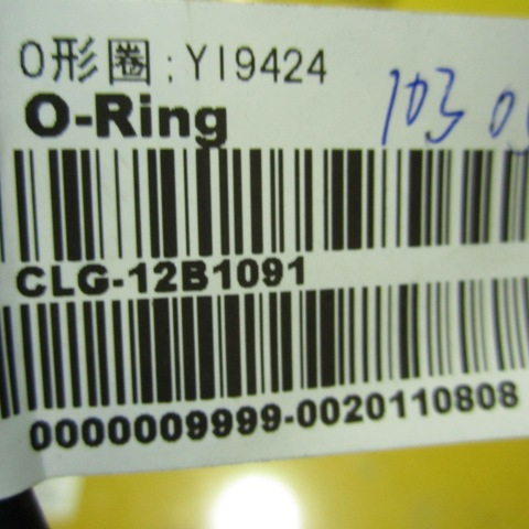 12B1091	00RWG31	O-ring; YI9424