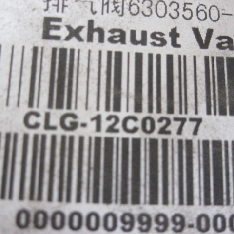 12C0277		Exhaust valve 6303560-0786